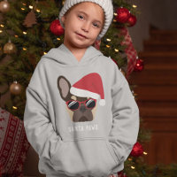 Papais noeis Pata Natal Castanho e Cachorro Francê