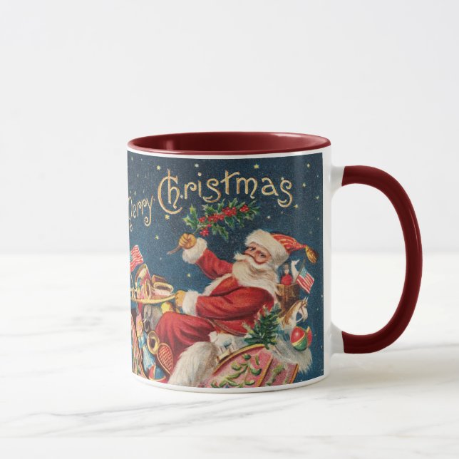 Papais noeis Patrióticos Pequena Caneca de Natal F (Direita)