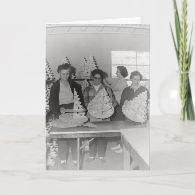 Papais noeis Pequenos Auxiliares - Cartão de Sauda (Frente)