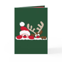 Papais noeis personalizados e Cartão de Natal para