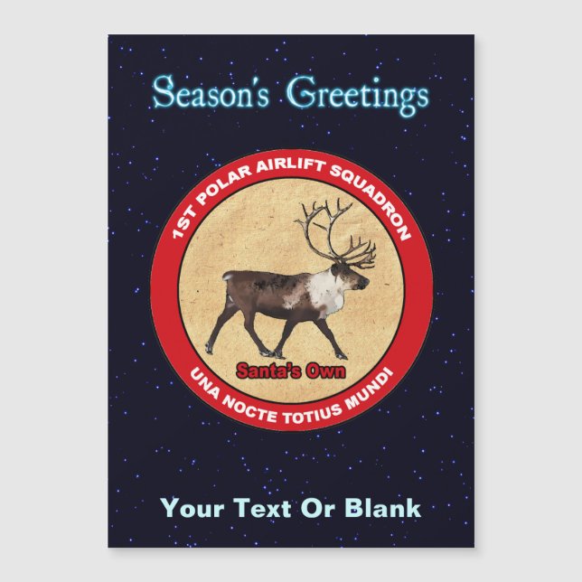 Papais noeis Próprios - Esquadrão de Aeronave Pola (Frente)