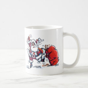 Papais noeis raivosos caneca esquerda