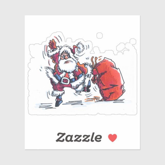 Papais noeis raivosos contem o adesivo (Folha)