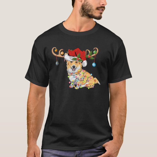 Papais noeis Reindeer Dancer Camisa De Natal Corre (Frente)
