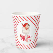 Papais noeis Retro chá de fraldas de natal de bebê
