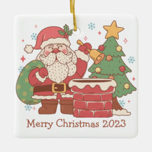 Papais noeis retrorreflectores com Enfeites de nat