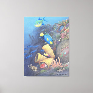 Papais noeis Rosa Muro 1 Canvas de Belas Artes