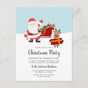 Papais noeis, Rudolph e Convites de festas de Nata