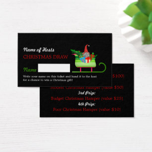 Papais noeis Sleigh, Festa de Natal Raffle Tickets