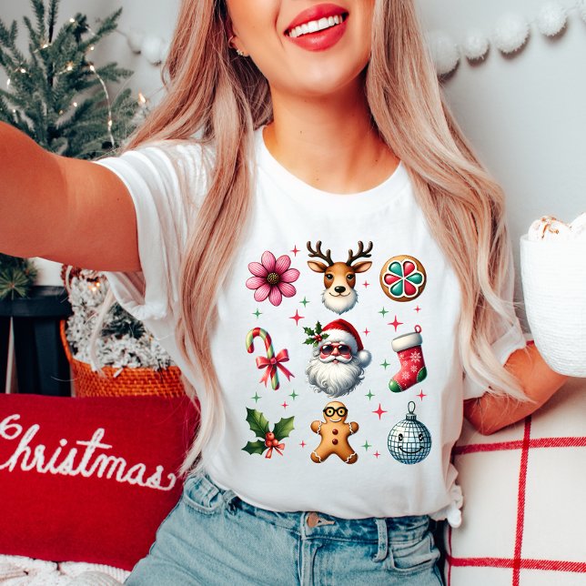 Papais noeis sorriem camisa de Natal (Criador carregado)