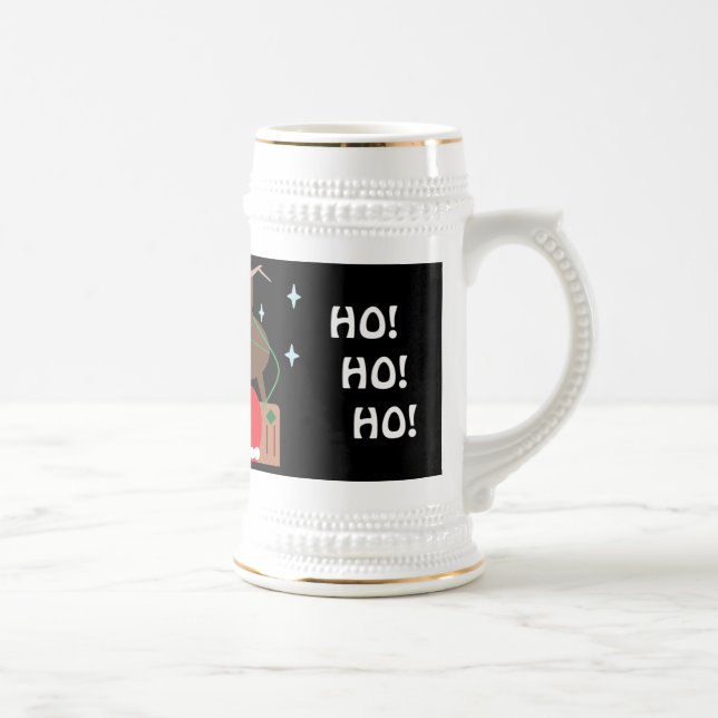 PAPAIS NOEIS SORRINDO E REINO CHRISTMAS CANECA DE  (Direita)