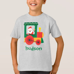 Papais noeis Treinam Camiseta Personalizada de Nat