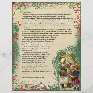 Papais noeis Vintage - Letra de Natal com Circular
