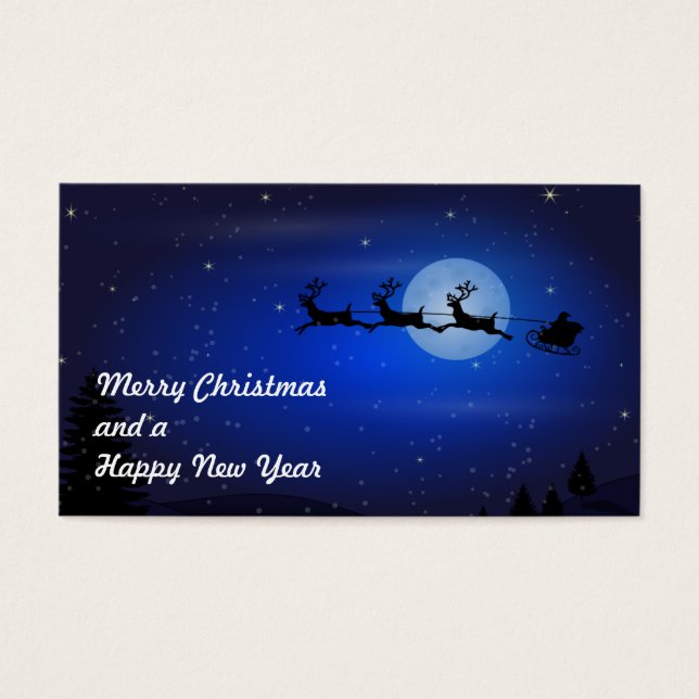 Papais noeis Voadores e Sua Rena (Frente)