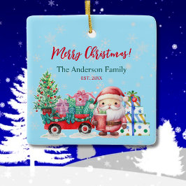 Papais noeis Wonderland Inverno Oferece Ornamento 