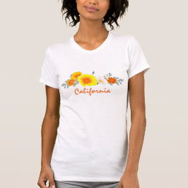 Papas Laranja com Camisa de Texto da Califórnia