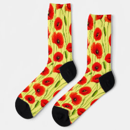 Papas Vermelhas e caules Verdes