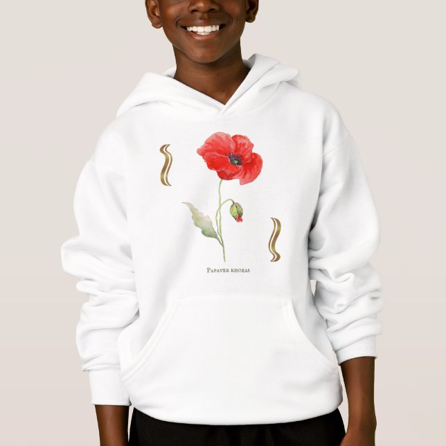 Papaver rhoeas sweat shirt (Frente)