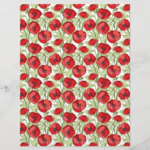 Papéis vermelhos - Artes florais e Artesanato - P
