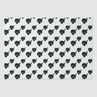 papel a preto e branco