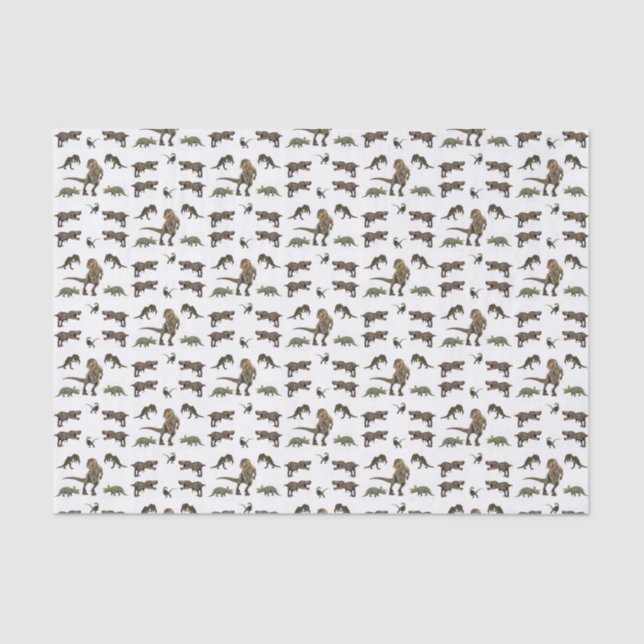 Papel absorvente Dinossauro (Frente )