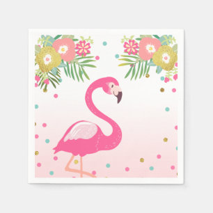 Papel Aloha aniversário tropical dos guardanapo de pape
