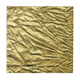 Papel alumínio dourado brilhante
