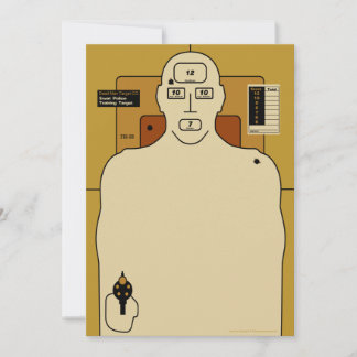 Papel-alvo, Homem-Arma a disparar