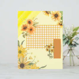 Papel amarelo para álbum de recortes