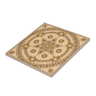papel antigo rei david floral mandala estrela chav