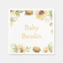 Papel Arma nos Burgueiros de Forno no Guardanapo de Gril