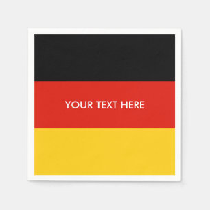 Papel Bandeira alemão de guardanapo feitos sob encomend