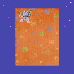 Papel Bat Bat do Halloween