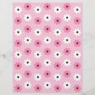 Papel branco cor-de-rosa do álbum de recortes do