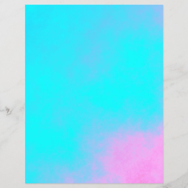Papel branco cor-de-rosa e azul (Frente)