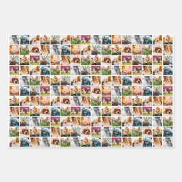 Papel branco de empacotamento do modelo de fotos 3