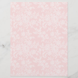 Papel branco sobre as artes e Artesanatos cor-de-r
