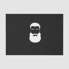 Papel branco sobre os tecidos da placa