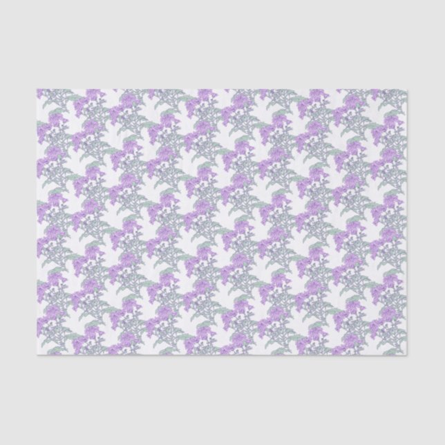 Papel branco verde roxo para cristais (Frente )
