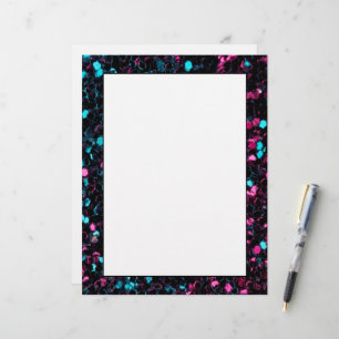 Papel brilhante rosa azul mosaico brilho faíscas