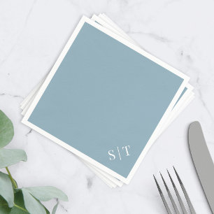 Papel Canto de Cor Personalizada de Casamento Guardanapo