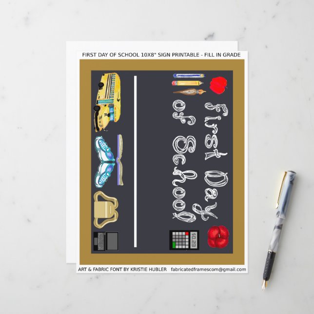 Papel Carta de Sinalização no Primeiro Dia da Esco (Frente/Verso In Situ)