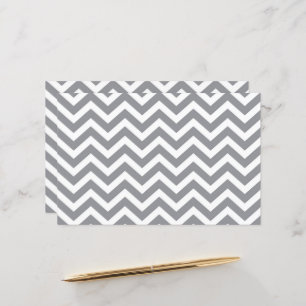 Papel Cartão Chevron Espesso Cinza e Branco V2 Cas
