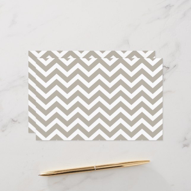 Papel Cartão Chevron Espesso Cinza e Branco V4 (Frente/Verso In Situ)