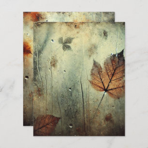 Papel-cartilha para vidro de vidro forjado