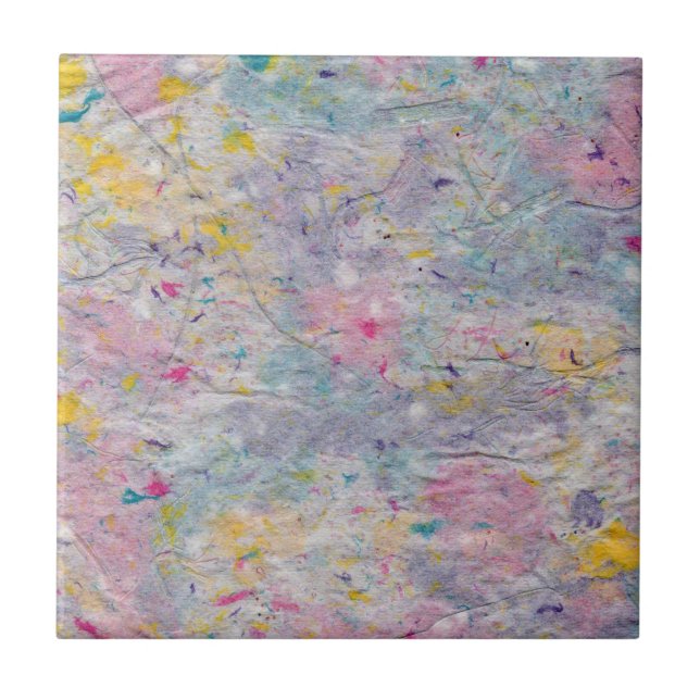 Papel caseiro com destaques coloridos (Frente)