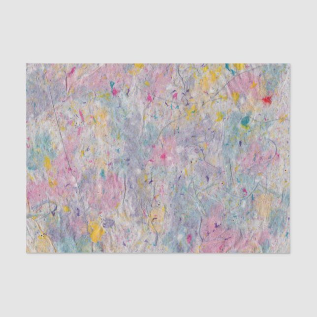 Papel caseiro com imagem colorida de pulso (Frente )