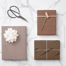 Papel Castanho e Papel Realista para Presentes