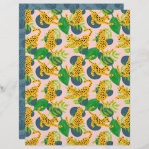 Papel Cheetah Scrapbook