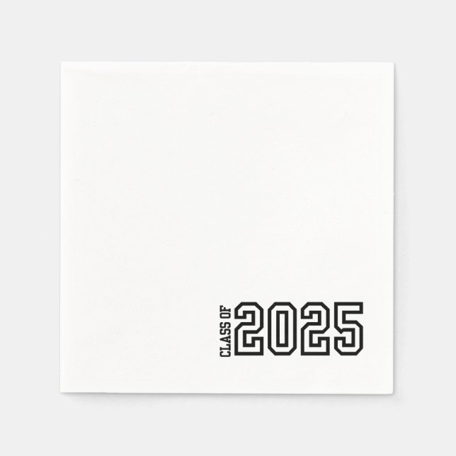 Papel Classe de guardanapo de 2025 (Frente)